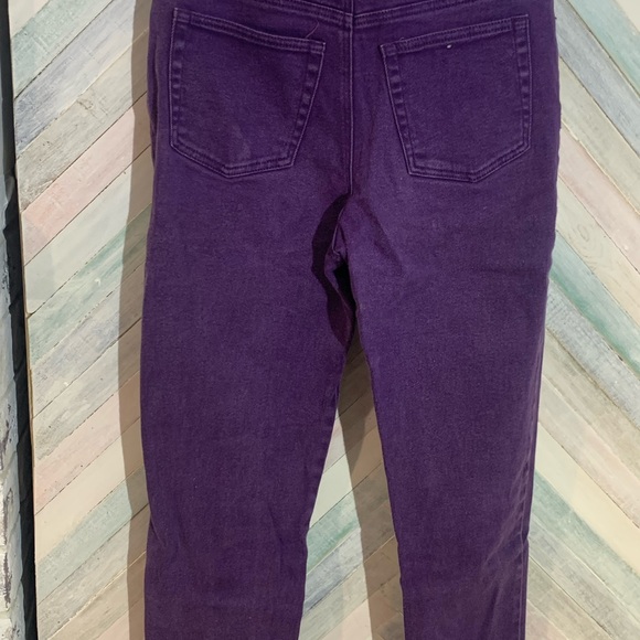 Retro Gloria Vanderbilt high waisted  purple denim. - Picture 4 of 7